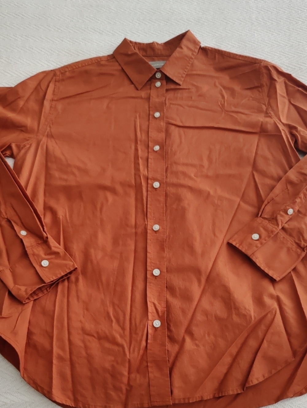 EVERLANE Soft Cotton Button Down Shirt Size 6